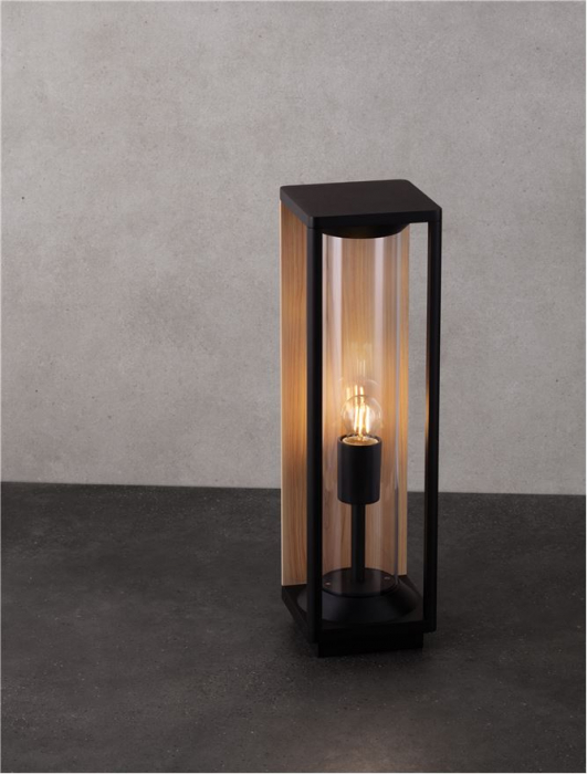 Veioza exterior Nova Luce PACIFIC 9030604 E27 1x12W    Sandy Black Die-Casting Aluminium & Clear Polycarbonate   IP65 [9]