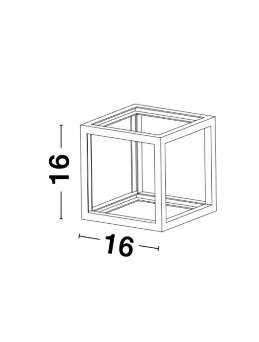 Veioza GABBIA Nova Luce 9818162 LED 20 W, 1500 lm, 3000K IP20 Gold [6]
