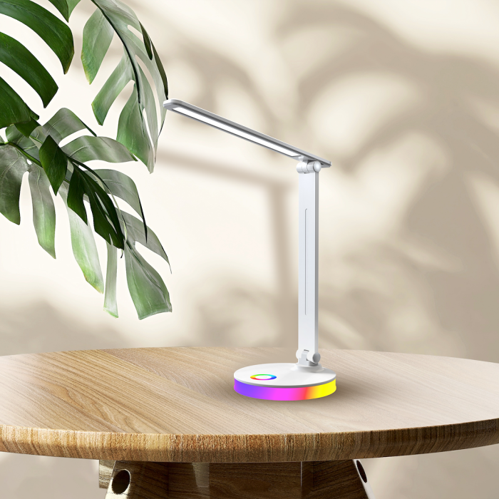 Veioza Milagro Bruno LED 5W 300lm 3000K/6500K/RGB 230V White Metal & Plastic IP20 [4]