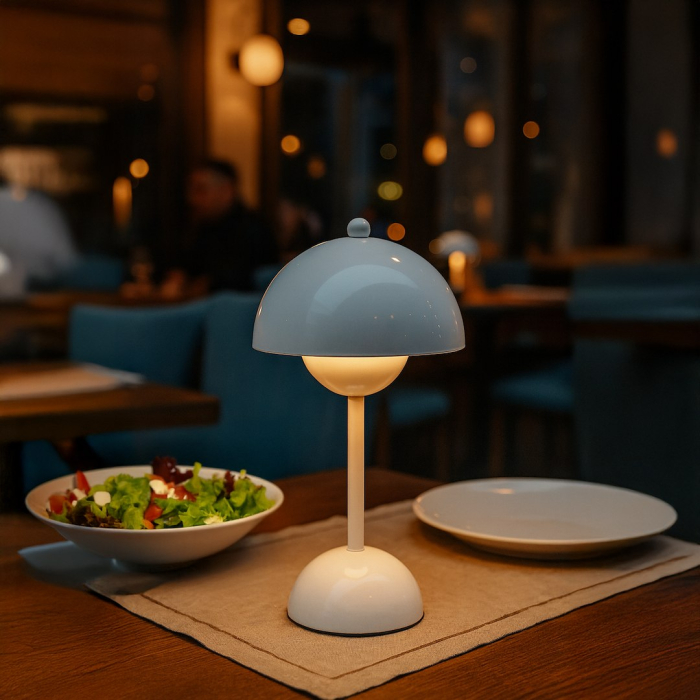 Veioza Milagro Costa LED 3W 300lm 3000K/6000K 3.7V White Metal & Plastic IP20 [2]