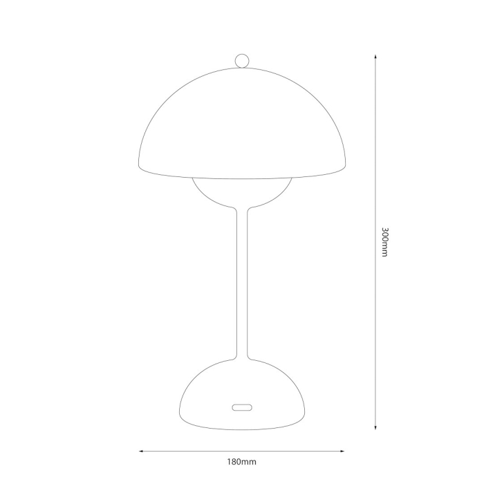 Veioza Milagro Costa LED 3W 300lm 3000K/6000K 3.7V White Metal & Plastic IP20 [8]