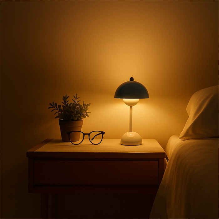 Veioza Milagro Costa LED 3W 300lm 3000K/6000K 3.7V White Metal & Plastic IP20 [3]