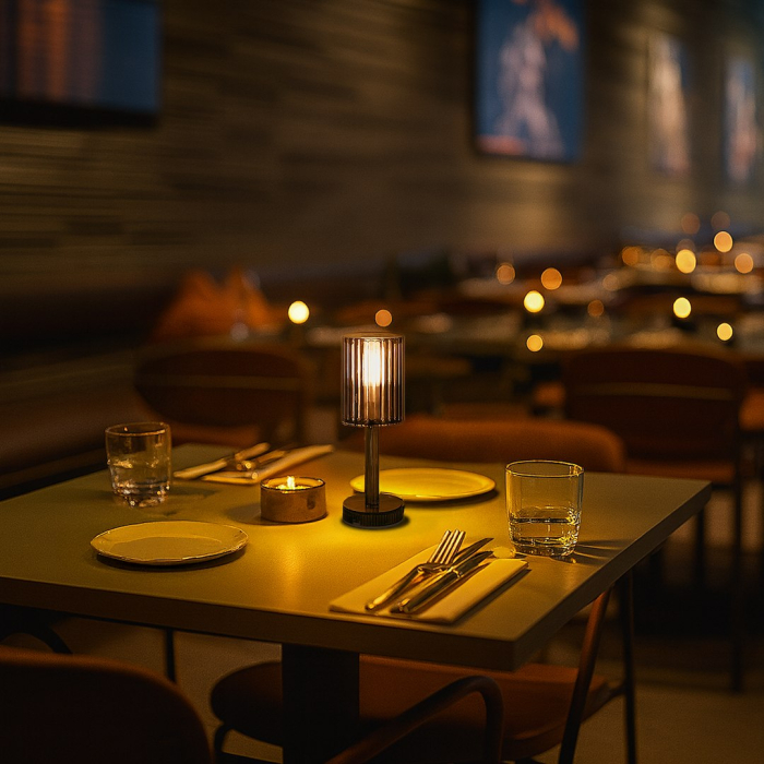 Veioza Milagro Simple LED 1W 100lm 3000K/6000K 3.7V Fume ABS IP20 [3]