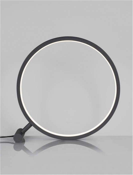 Veioza Nova Luce HOLA 9006097 LED 12W 3000K 780lm Sandy Black Aluminium Dimmable With remote control IP20 [5]