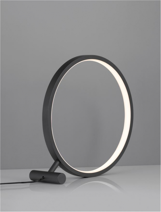 Veioza Nova Luce HOLA 9006097 LED 12W 3000K 780lm Sandy Black Aluminium Dimmable With remote control IP20 [8]