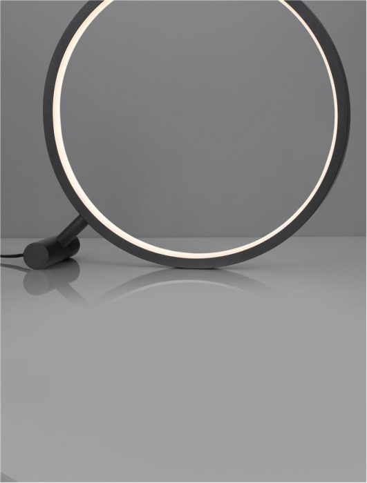 Veioza Nova Luce HOLA 9006097 LED 12W 3000K 780lm Sandy Black Aluminium Dimmable With remote control IP20 [9]