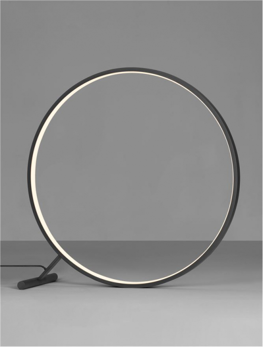 Veioza Nova Luce HOLA 9006098 LED 46W 3000K 3757lm Sandy Black Aluminium Dimmable With remote control IP20 [5]