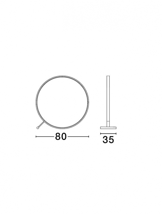 Veioza Nova Luce HOLA 9006098 LED 46W 3000K 3757lm Sandy Black Aluminium Dimmable With remote control IP20 [8]