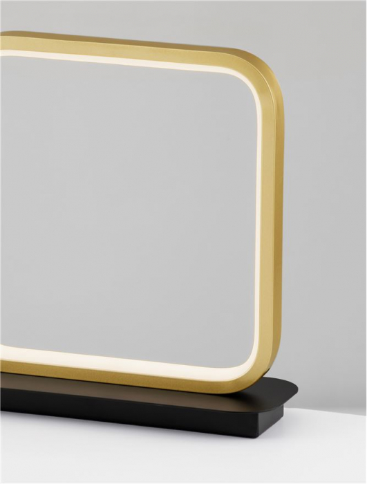 Veioza Nova Luce IMAR 9001104 Sandy Black & Gold Steel & Aluminium LED 13W 563lm 3200K IP20 [5]