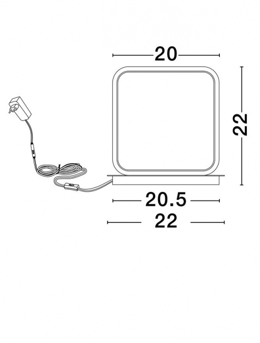 Veioza Nova Luce IMAR 9001104 Sandy Black & Gold Steel & Aluminium LED 13W 563lm 3200K IP20 [6]
