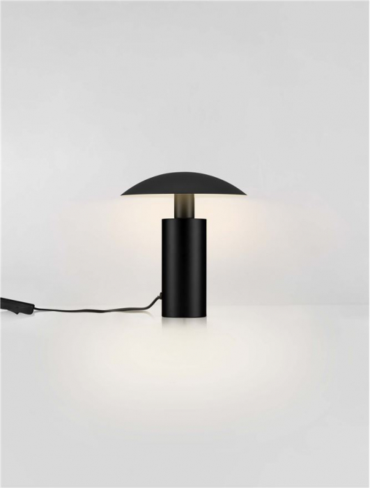 Veioza Nova Luce KARPOS 9011321 Matt Black Metal LED 5W 264lm 3000K IP20 [4]