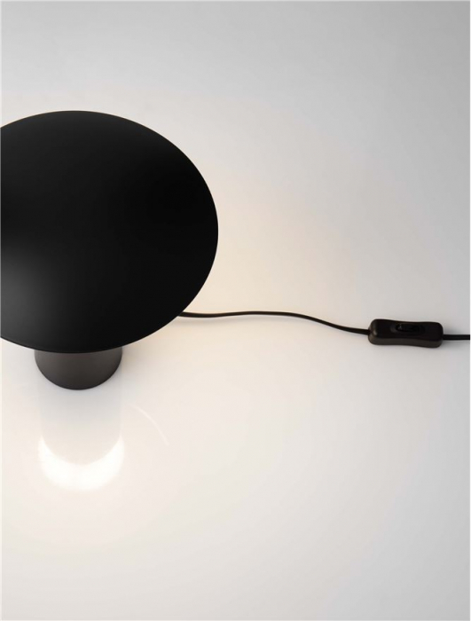 Veioza Nova Luce KARPOS 9011321 Matt Black Metal LED 5W 264lm 3000K IP20 [6]