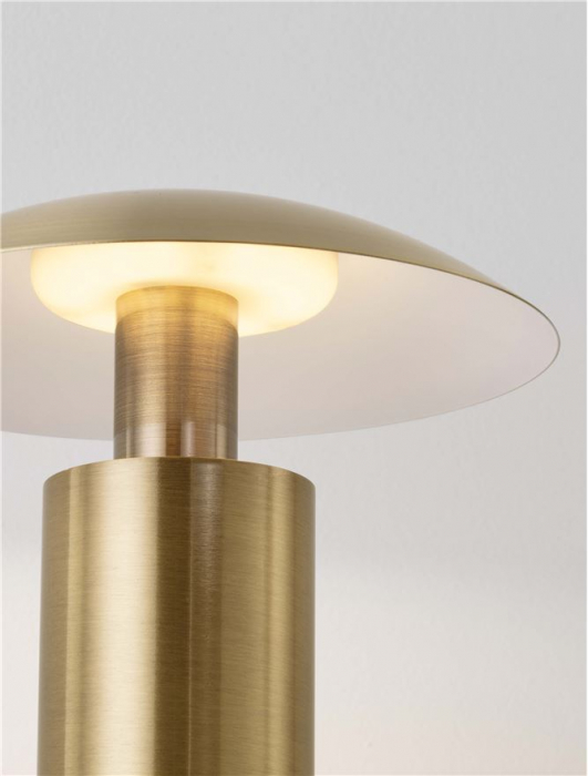 Veioza Nova Luce KARPOS 9011322 Antique Brass Gold Metal LED 5W 264lm 3000K IP20 [6]