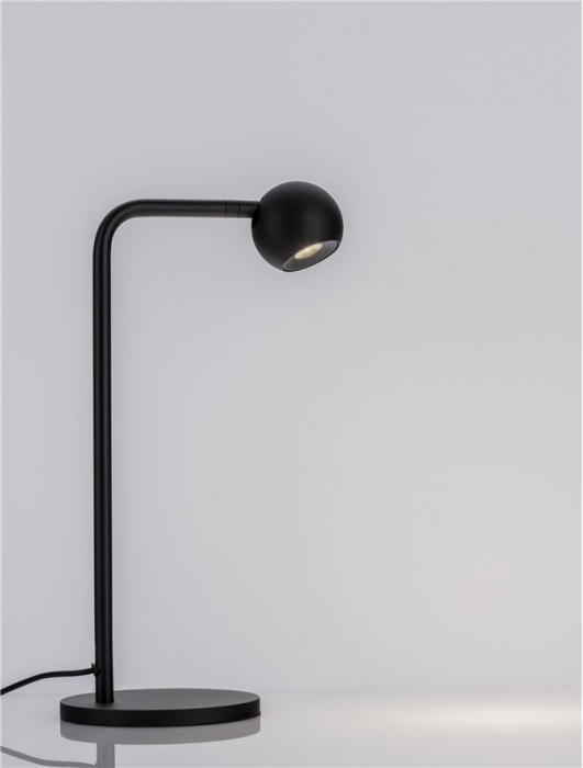 Veioza Nova Luce SFERA 9540253 Sandy Black Aluminium & Steel LED 6W 514lm 3000K IP20 [5]