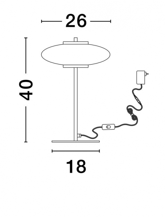 Veioza Nova Luce SKIA 9416948 Touch Dimmable Sandy Black Metal & Smoky Gray Glass LED 8W 221lm 3000K IP20 [5]