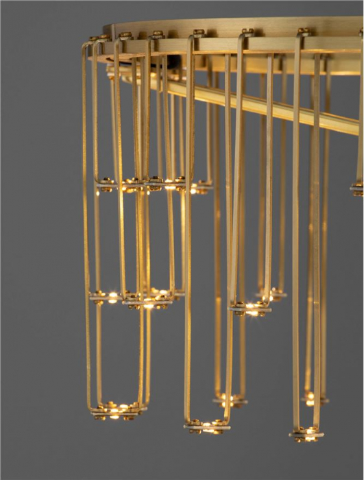 Veioza Nova Luce STELLAR 9186980 LED 16W 3000K 1092lm Touch Dimmable Gold Copper Metal IP20 [5]