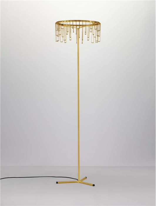 Lampadar Nova Luce STELLAR 9186982 LED 17W 3000K 1258lm Touch Dimmable Gold Copper Metal IP20 [3]