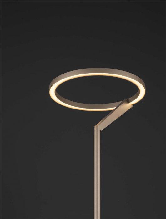 Veioza Nova Luce TILIA 9088140 Touch Dimmable Moca Coffee Aluminium LED 16W 612lm 3000K IP20 [5]