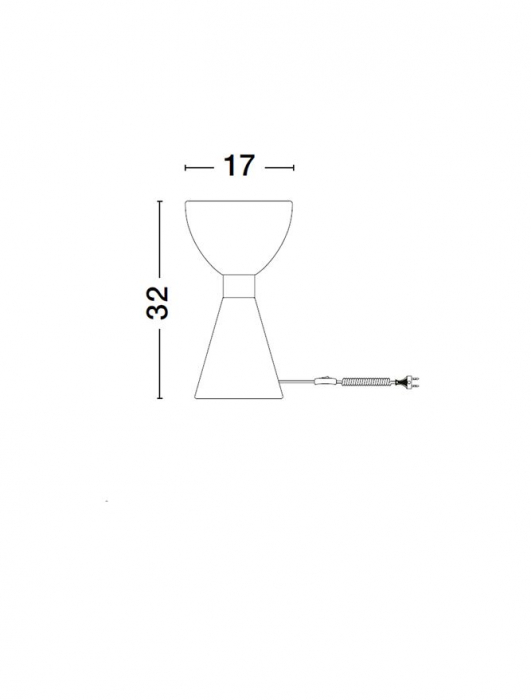 Veioza Nova Luce VOI 9236312 Brass Gold Metal & Smoky Glass LED 8W 227lm 3000K IP20 [6]