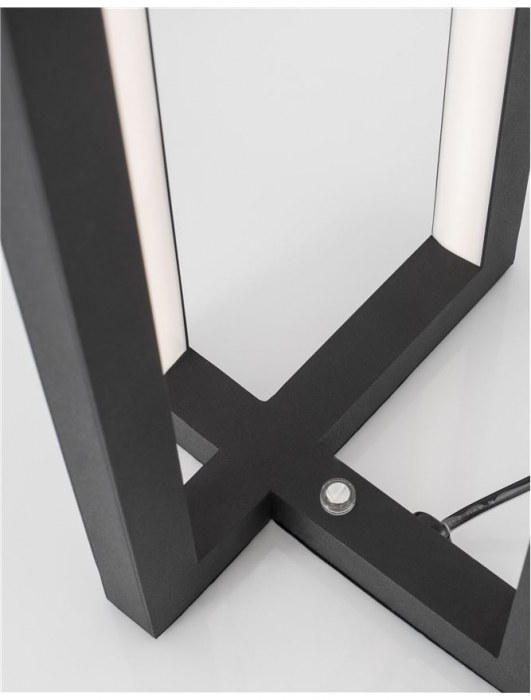 Veioza Nova Luce ZESIRO LED 12W 800lm 3000K Sandy Black Aluminium& AcrylicSwitch On/Off IP20 [4]