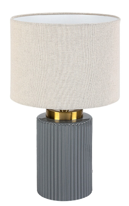 Veioza Rabalux Glovy E14 1x MAX 40W ceramică textil gri IP20 [2]