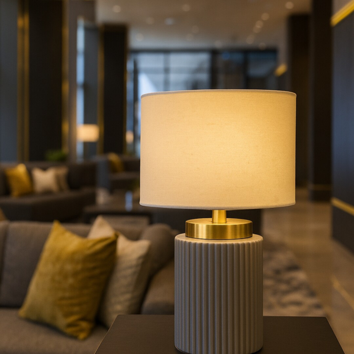 Veioza Rabalux Glovy E14 1x MAX 40W ceramică textil gri IP20 [6]