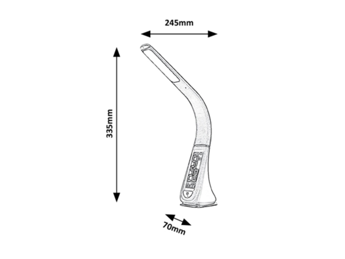 Veioza Rabalux Lionel LED 5W 260lm 5000 plastic white stil modern 230V, 50Hz IP20 3516 [7]