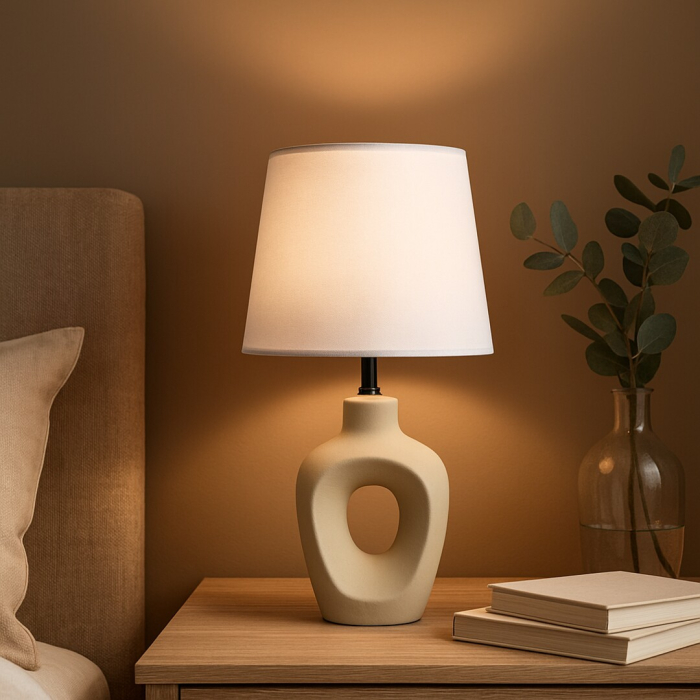 Veioza Rabalux Madelor E14 E14 1x MAX 25W ceramica beige stil, IP20 74079 [4]