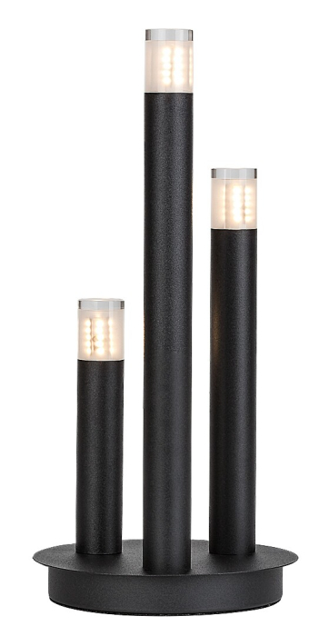 Veioza Rabalux Ramira G9 3x MAX 5W  metal acril negru IP20 [4]