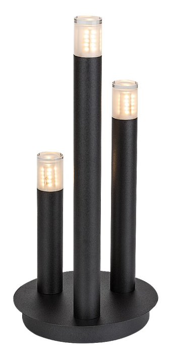 Veioza Rabalux Ramira G9 3x MAX 5W  metal acril negru IP20 [1]