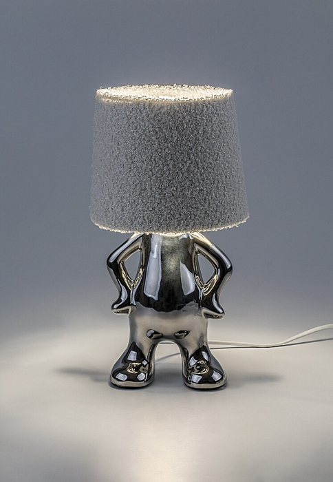 Veioza Rabalux Smurfy E14 E14 1x MAX 40W   ceramică chrome stil decor 230V, 50Hz IP20 74216 [3]