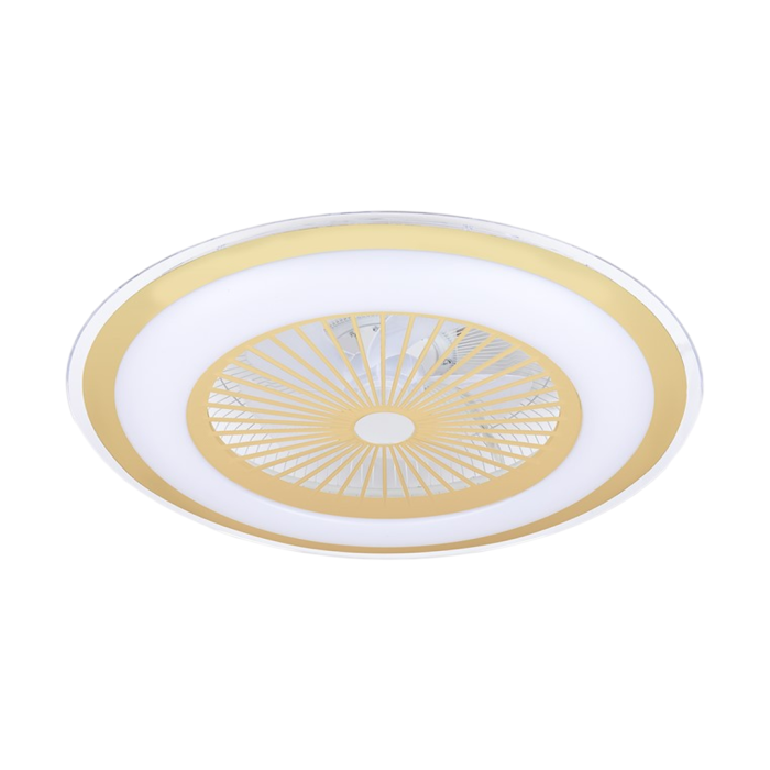 Ventilator Milagro Zephyr LED 48W  3000K/6000K 230V Gold Metal & Plastic IP20 [2]