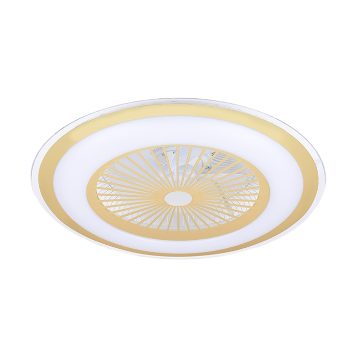 Ventilator Milagro Zephyr LED 48W  3000K/6000K 230V Gold Metal & Plastic IP20 [7]