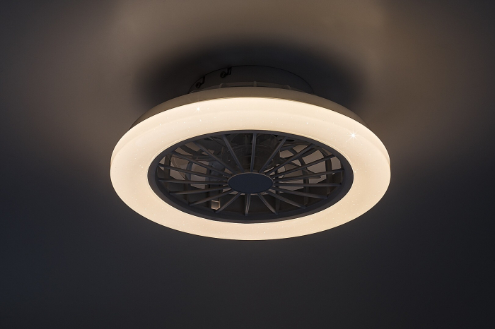 Ventilator Rabalux Dalfon LED 24W 2200lm 3000K-6500K metal/ plastic white stil functional, IP20 71348 [3]