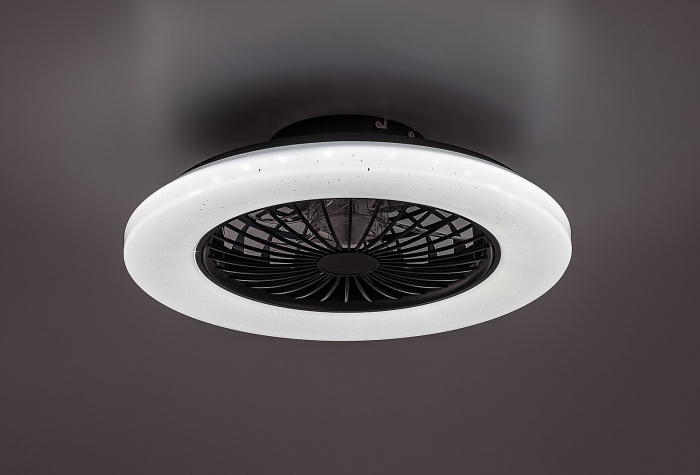 Ventilator Rabalux Dalfon2 LED 48W 1900lm 3000-6500 metal/ plastic black stil funcțional 230V, 50Hz IP20 71329 [5]