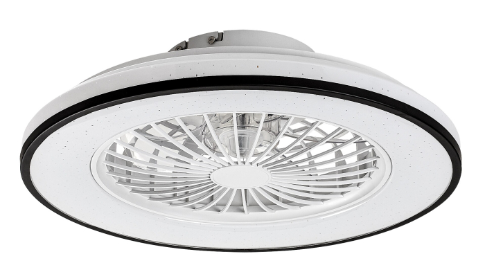 Ventilator Rabalux Dalfon2 LED 48W 2800lm 3000-6500 metal/ plastic black stil funcțional 230V, 50Hz IP20 71331 [2]