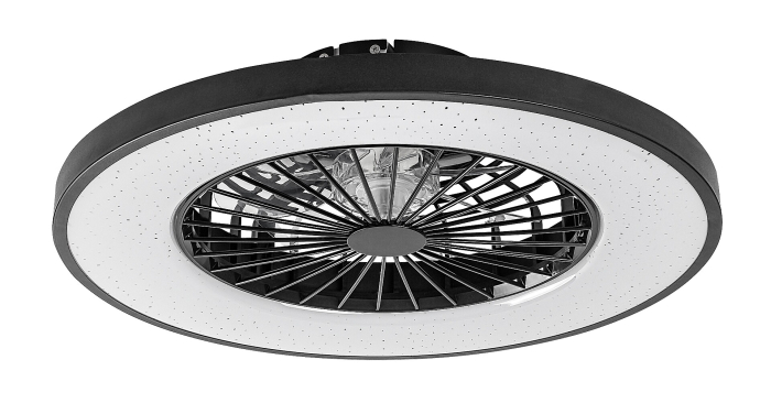 Ventilator Rabalux Dalfon2 LED 72W 2100lm 3000-6500 metal/ plastic black stil funcțional 230V, 50Hz IP20 71334 [2]