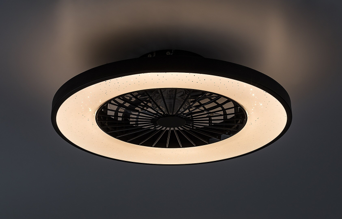 Ventilator Rabalux Dalfon2 LED 72W 2100lm 3000-6500 metal/ plastic black stil funcțional 230V, 50Hz IP20 71334 [3]