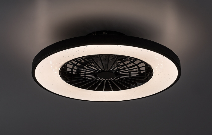 Ventilator Rabalux Dalfon2 LED 72W 2100lm 3000-6500 metal/ plastic black stil funcțional 230V, 50Hz IP20 71334 [4]