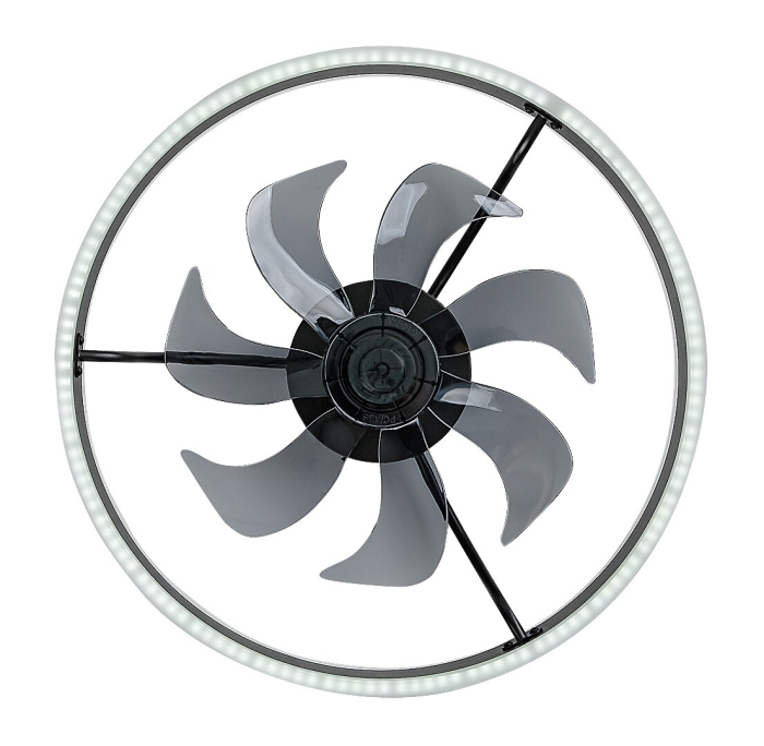 Ventilator Rabalux Fanfy LED 40W 2200lm 3000, 4000, 6000 aluminiu black stil funcțional 230V, 50Hz IP20 71337 [6]