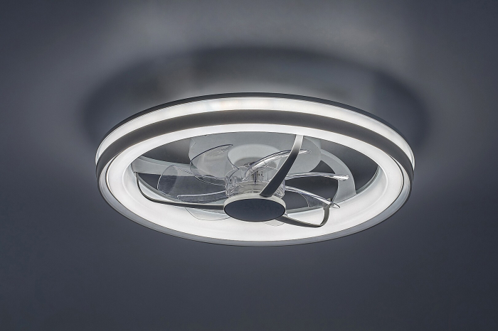 Ventilator Rabalux Fanricius LED 40W 2200lm 3000, 4000, 6000 plastic silver stil funcțional 230V, 50Hz IP20 71335 [3]