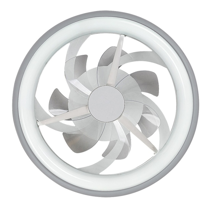 Ventilator Rabalux Fanricius LED 40W 2200lm 3000, 4000, 6000 plastic silver stil funcțional 230V, 50Hz IP20 71335 [7]