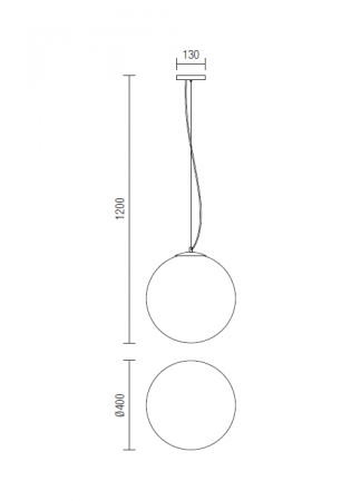 01-1066  Suspensie  REDO OLA, White, E27, 2x42W, IP20 [1]