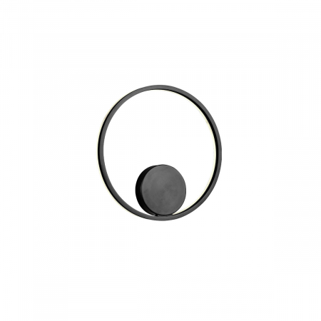 BLACK FRIDAY 2024 - 01-1956 Aplica/Plafoniera REDO ORBIT LED 28W 2271lm 4000K IP20 Aluminiu Sand Black CRI 80 Dimabil TRIAC