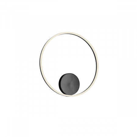 BLACK FRIDAY 2024 - 01-1957 Aplica/Plafoniera REDO ORBIT LED 42W 3318lm 4000K IP20 Aluminiu Sand Black CRI 80 Dimabil TRIAC