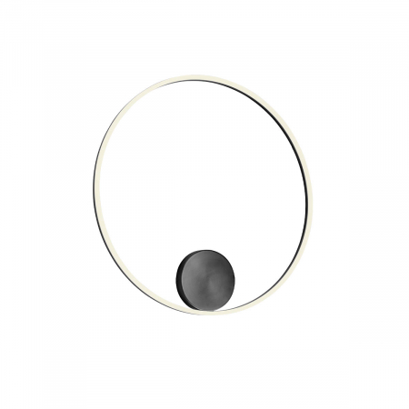 BLACK FRIDAY 2024 - 01-1959 Aplica/Plafoniera REDO ORBIT LED 55W 4309lm 4000K IP20 Aluminiu Sand Black CRI 80 Dimabil TRIAC