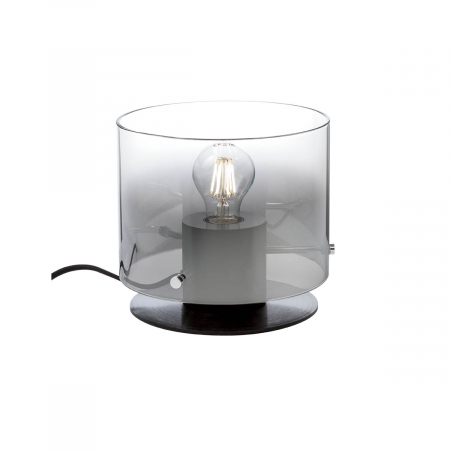 01-2011 Veioza REDO LOU  E27 1 x max. 42W  IP20 Metal/Aluminiu Satin black/smoky shadow