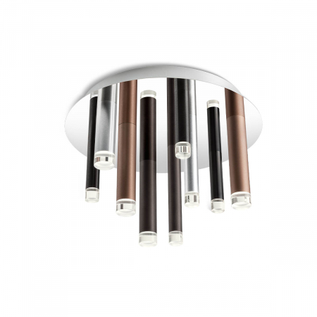Plafoniere - 01-2042 Plafoniera REDO MADISON LED 35W 2448lm 3000K IP20 Aluminiu Silver/chrome/copper/brown/black CRI80
