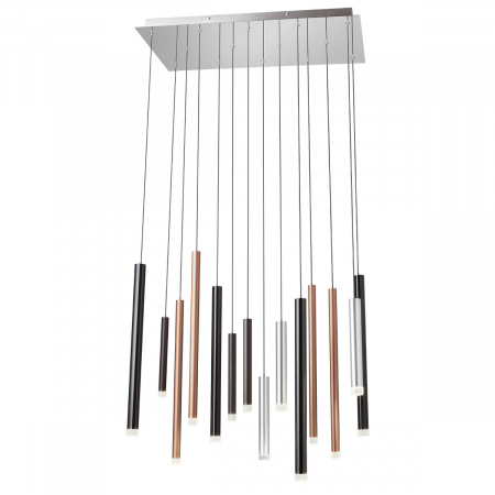 Lustre - 01-2057 Suspensie REDO MADISON LED 56W 3808lm 3000K IP20 Aluminiu Silver/chrome/copper/brown/black CRI80