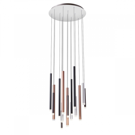 Lustre - 01-2061 Suspensie REDO MADISON LED 64W 4352lm 3000K IP20 Aluminiu Silver/chrome/copper/brown/black CRI80
